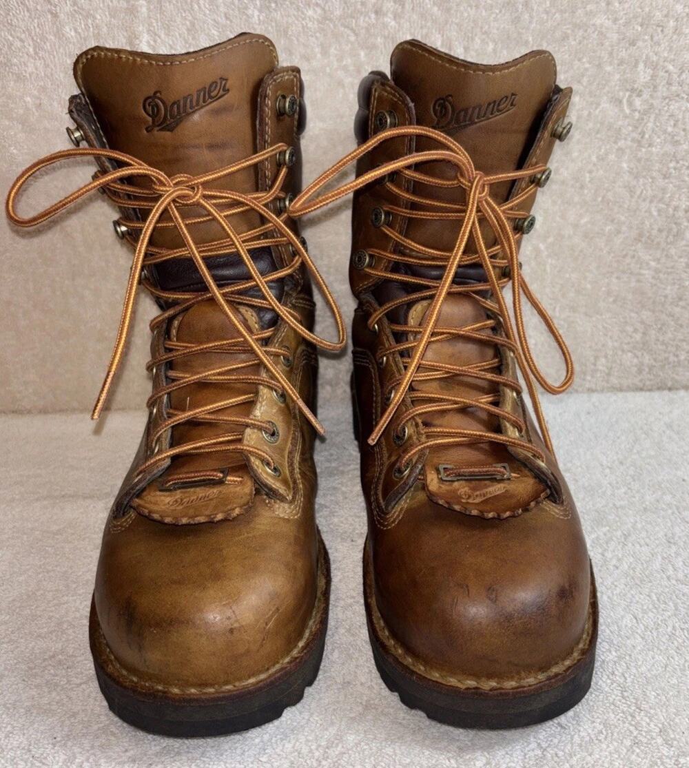 DANNER® QUARRY USA 8" ALLOY TOE WATERPROOF WORK BOOTS 17317 Men Size 8.5 D